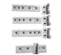 Door Sliding Guide Integrated Cupboard Built In Kit For Fridge Door Slide Rail Mounting Kit Refrigerator 1Set