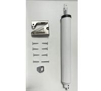 Door Soft Closing Automatic Closer 35KG Pneumatic Adjustable Speed Positioning Stop Protective Doors Holder for Commercial & Home Use(White)
