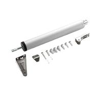 Door Soft Closing Automatic Closer 35KG Pneumatic Adjustable Speed Positioning Stop Protective Doors Holder for Commercial & Home Use(Silver)