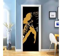 Door Stickers for Interior Doors 3D Woman 85 X 215 Cm Self-Adhesive Mural Home Decoration Wall Sticker Art Sticker Bedroom Living Room Removable Poster Door Sticker - Boys and Girls Room D-7300676698