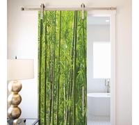 Door Stickers for Interior Doors Green Bamboo 3D Door Mural Bamboo Leaves Wallpaper Stickers Self-Adhesive Decor Removable for Bedroom Living Room Home Decor 95x215 cm M-O3529