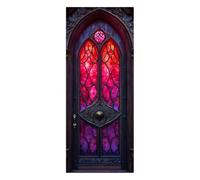 Door Stickers for Interior Doors Self Adhesive, Wall Sticker Decal for Bedroom Home Decor Waterproof, Removable Premium Vinyl Upgrade, Gothic European Arch