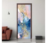 Door Stickers Murals Birds Abstract 3D Self Adhesive Door Decals for Interior Doors Waterproof Wall Decals Poster Sticker Wallpaper for Bedroom Bathroom Home Decor 37.4"X84.6"/95X215cm -DS3759