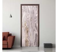 Door Stickers Murals Marble 3D Self Adhesive Door Decals for Interior Doors Waterproof Wall Decals Poster Sticker Mural Wallpaper for Office Bedroom Bathroom Home Decor 35.4"X78.7"/90X200cm -DS3723
