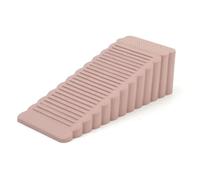 Door Stop 1/6PCS Rubber Door Stops Reusable Wedge Shock Absorbent Blocks Furniture Anti-Slip Fixed Pads Home Office Wall Protector Tools(Brown,4PCS)