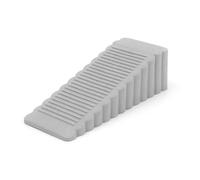 Door Stop 1/6PCS Rubber Door Stops Reusable Wedge Shock Absorbent Blocks Furniture Anti-Slip Fixed Pads Home Office Wall Protector Tools(Gray,1PC)