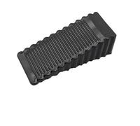 Door Stop 2PCS Reusable Door Stop Rubber Safety Bumpers(L-Black)