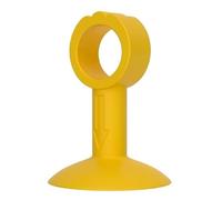 Door Stop 4Pcs Silicone Anti-Collision Door Stop Suction Cup Type Door Handle Silence Wall Protection Door Stops(Yellow)