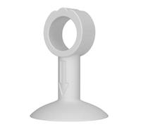 Door Stop 4PCS Silicone Anti-Collision Door Stop Suction Cup Type Handle Cover Silence Protection Pad Wall Doorknob Bumper(White)