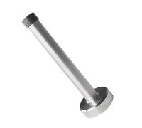 Door Stop, 8 Inch Extra Long Door Stopper, Stainless Steel, Brushed Door Stops Indoors Outdoors with Rubber Absorber, Door Holder Wall Protector, Silver