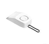 Door Stop Alarm 70dB with Rechargeable Battery Dual Sensor Trigger Adjustable Sensitivity and Non-Slip Silicone Construction (White)