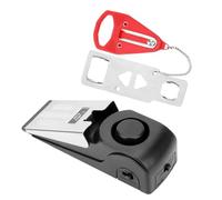 Door Stop Alarm & Portable Door Lock - Travel Safety Kit for Hotel, Home & Dorm