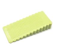 Door Stop Anti-Slip Rubber No Need to Punch Holes It Can Move Doorstop Household Use Anti-Collision Front Wedge Home for Indoors(Green-Small)