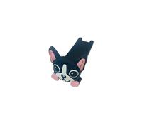 Door Stop Cartoon Silicone Door Block No Drill Stopper Floor Subject Doors for Reusable Buffer Shock Absorbing Blocks Stops(Pink Ears)