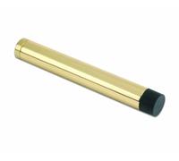 Door Stop - Cylinder without Rose - 105mm - Polished Brass