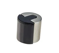 Door Stop Floor Mounted Concealed Fixing Cylinder Pattern Satin Stainless Door Stop 40mm Diameter (1)