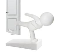 Door Stop for Bottom of the Door - Cute Rubber Figurines Block | Safety Draught Excluder Protector Anti Shock - Home Office Bedroom Apartment