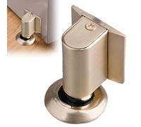 Door Stop Heavy Door Stoppers for Floor, Magnetic Doorstopper, Adjustable No Drilling Mechanical Floor Doorstop Indoors Catch with Adhesive