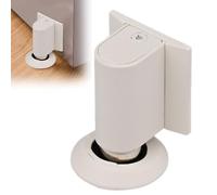 Door Stop Heavy Door Stoppers for Floor, Magnetic Doorstopper, Adjustable No Drilling Mechanical Floor Doorstop Indoors Catch with Adhesive
