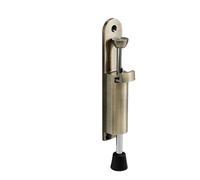 Door Stop Kickdown Door Stop Easy Step Door Stopper, Spring Loaded Telescopic Step On/Off Doors Stopper Rubber Magnetic(Bronze)
