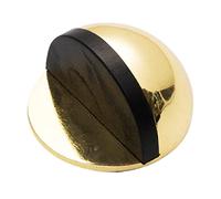 Door Stop Nice Cushioning Effect Practical Punch-Free Door Stopper Stainless Steel Door Bumper for Hotel(Black-Soul Eater1)