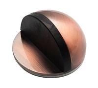 Door Stop Nice Cushioning Effect Practical Punch-Free Door Stopper Stainless Steel Door Bumper for Hotel(3-Pack)