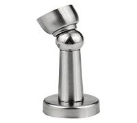 Door Stop Stainless Steel Magnetic Door Stop Wall Floor Mounted Silver