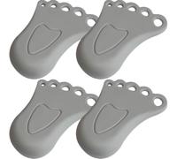 Door Stop Stopper Holder Foot-Shaped,Home Anti-Collision Fixer,Lightweight Rubber