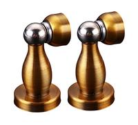 Door Stop Stopper Holder Metal Magnetic Spring Silent Floor Bedroom Wall Bumper,2PCS