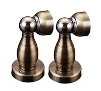 Door Stop Stopper Holder Metal Magnetic Spring Silent Floor Bedroom Wall Bumper,2PCS