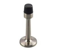 Door Stop Stopper Holder Stainless Steel Rubber, Blocking Bedroom/Bathroom Hitting The Wall