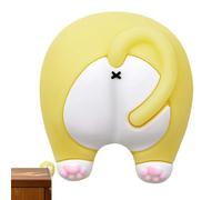Door Stop Wall Protector Door Handle Bumper Sticker - 3X Door Handle Sticker Wall Protector Bumper Cartoon - The Protector from Reduce the R