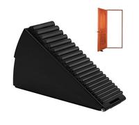 Door Stop Wedge 2 Pieces Doors Stops Wedges Metal Heavy Duty Stopper 128x45.4 Mm Anti-Slip Adjustable Spring Loaded Stop Non-Slip Heavy Duty Metal Stopper for Any Heavy
