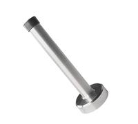 Door Stopper, 5 Inch Door Stop, Stainless Steel, Long Doorstops Wall Mount with Rubber Buffer Tip, Modern Door Stops Indoors Outdoor for Home and Office