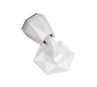 Door Stopper, Door Stopper Silicone Diamond Shape Suction Design No Punch Sticker Windproof Multicolor 2Pcs(Blue and White)
