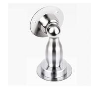 Door Stopper Doorstops Magnetic Door Stop,Stainless Steel Tall Door Stopper Decorative,Metal Floor Mount Doorstop Wall Door Hold Open Stops(Wooden,2 Pieces) (B 2 Pieces)