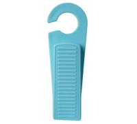 Door Stopper Floor Slanted Wedge Floor Stackable Stops Indoor Door Stopper Duty Rubber Floor Stop Prevents Doors from Closing for Floor(Blue)