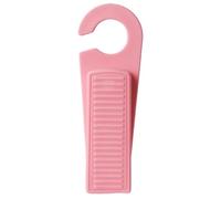 Door Stopper Floor Slanted Wedge Floor Stackable Stops Indoor Door Stopper Duty Rubber Floor Stop Prevents Doors from Closing for Floor(Pink)