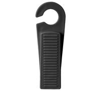 Door Stopper Floor Slanted Wedge Floor Stackable Stops Indoor Door Stopper Duty Rubber Floor Stop Prevents Doors from Closing for Floor(Black)