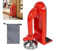 Door Stopper Lock for Home and Travel, Heavy Duty Aluminum Security Wedge for Interior Doors, Non-Scratch Rubber Pad, Compact Size 12x9.1cm, Perfect for Apartments, Hotels, and Solo Trips (Gap 5-35mm)