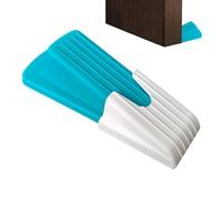 Door Stopper - Non-Scratching Adhesive Door Wedge | No Drilling Doorstop Blocker for Bedroom, Dormitory, Hotel, Apartment, Bathroom, Garage | Noise-Proof Home and Offices Doors Wedge