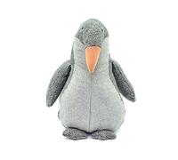 Door Stopper Penguin Grey/Brown Fabric Weighted Doorstop Stay Home Decor Gift