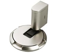 Door Stopper, Silent Zinc Alloy Door Stoppers Floor Mounted with Adhesive, Mechanical Home Essentials for Bedroom, Kitchen, Living Room, Bathroom