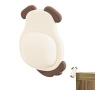 Door Stopper Wall - Door Knob Shield, Rubber Silent Cushion, Anti-Collision Pad, Cartoon Animal Design | Wall Rubber Material for Apartment Home Bathroom Kitchen Safety Use