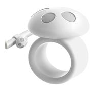 Door Stopper Wall Protector - Silicone 3.1x3.9cm Soft Doorknob Buffer, Shock Absorbent Lever Pad | Home Crash Protector for Living Room Bedroom Kitchen Use