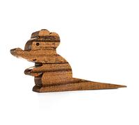 Door Stopper Wooden Hand Carved Wedge Decorative Door Stop for Home and Gifting (Kangaroo Shape)
