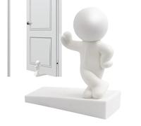 Door Stoppers - Playful Figurines, Creative Floor Accents, Interior Block Shape with Soft Pad | Protection of Housing Living Spaces Minimize Sudden Closures Improve the
