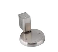 Door stoppers Windproof Door Stopper, Mechanical PushLock Design No Drill Installation Heavy Duty Door Catch for Wall Protector wall Mounted(Brass)