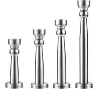 Door Stops, 1pcs,Stainless Steel Door Stopper in Brushed Nickel, Magnetic Door Catch Holder for Wall Or Floor Mount with Screws Hold Your Door Open(125mm)