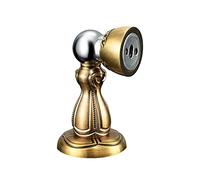 Door Stops, Bronze Retro Zinc Alloy Door Stop Stopper Holder Catch Floor Fitting with Screws for Family Home Etc